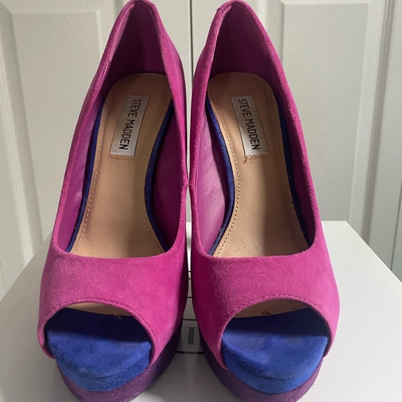 Steve Madden Radiccal Purple Multi Heels ✨ - Picture 4 of 8